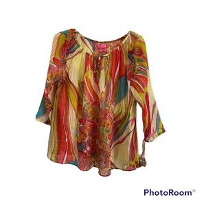 🫶🫶Magnificent colourful swirly pattern Liz Lange Maternity